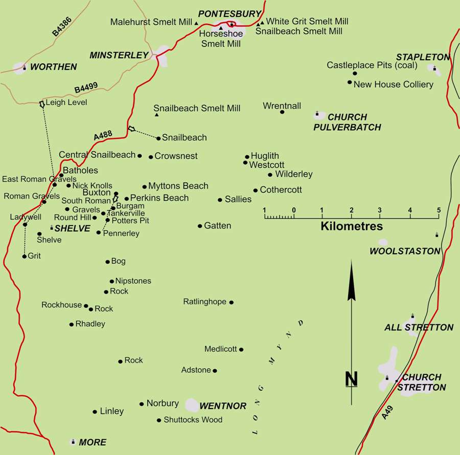 Shropshire Map