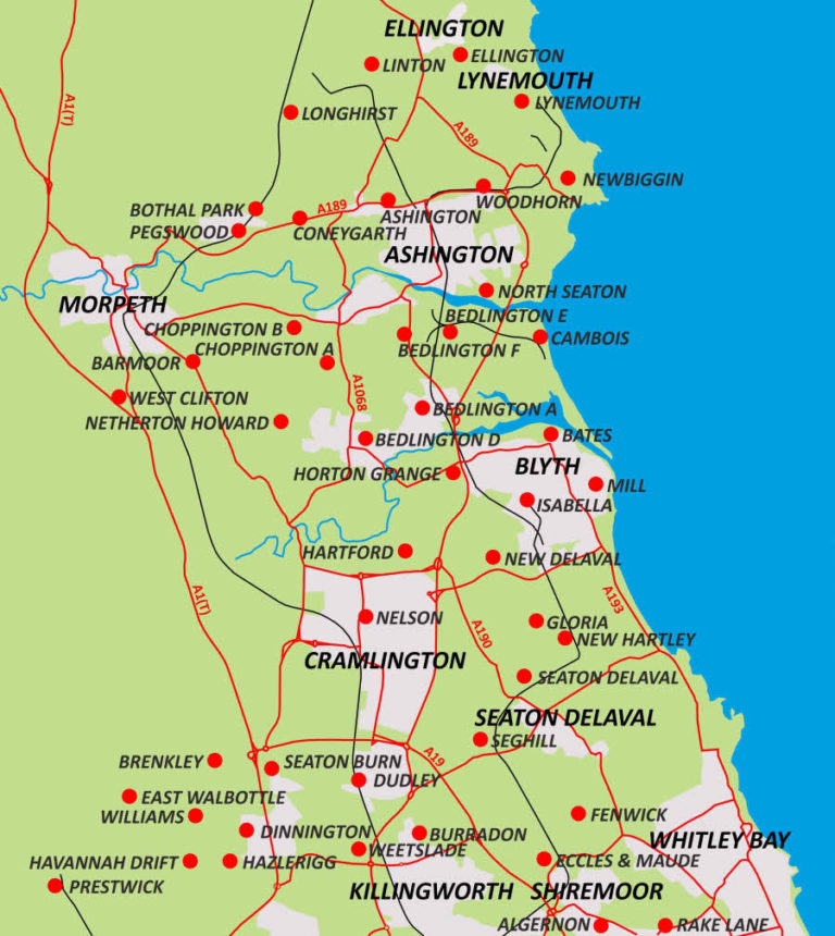 map of ashington northumberland        <h3 class=